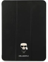 Karl Lagerfeld KLFC12OKMK Apple iPad Pro 12.9 2021 (5 gen) Book Cover black Saffiano Karl Iconic