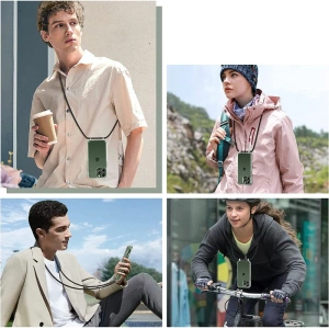 Etui Tech-Protect Flexair Chain Apple iPhone SE 2022/SE 2020/8/7 Černá & Růžová