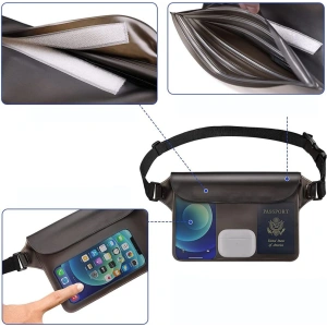 Buy Tech-Protect Universal Waterproof Pouch Grey/Clear - THP1208GRYCL - {ean13} - Home Screen Store Europe