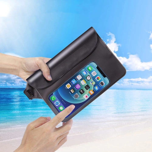 Buy Tech-Protect Universal Waterproof Pouch Grey/Clear - THP1208GRYCL - {ean13} - Home Screen Store Europe