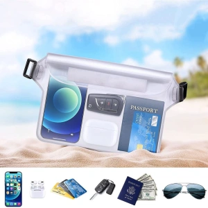 Kup Saszetka wodoszczelna Tech-Protect Univerzální vodotěsný obal Šedá/průhledná - THP1208GRYCL - {ean13} - Sklep Home Screen