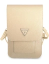 Kup Torebka Guess GUWBSATMLG beżowy/beige Saffiano Triangle - GUE1860BEI - {ean13} - Sklep Home Screen