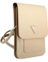 Kup Torebka Guess GUWBSATMLG beżowy/beige Saffiano Triangle - GUE1860BEI - {ean13} - Sklep Home Screen
