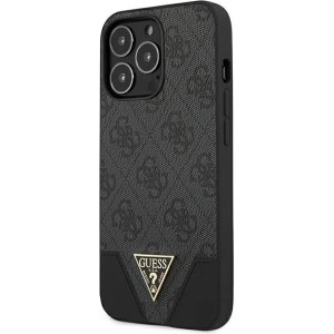Etui Guess GUHCP13LPU4GHBK Apple iPhone 13 Pro szary/grey hardcase 4G Triangle Collection
