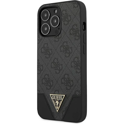 Kup Hülle Guess GUHCP13LPU4GHBK Apple iPhone 13 Pro grau/grey Hardcase 4G Triangle Collection - GUE1865GRY - {ean13} - Sklep Home Screen