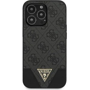 Etui Guess GUHCP13LPU4GHBK Apple iPhone 13 Pro szary/grey hardcase 4G Triangle Collection