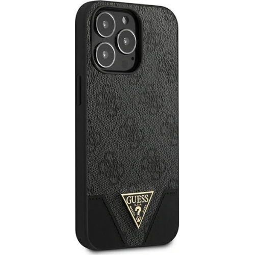 Kup Hülle Guess GUHCP13LPU4GHBK Apple iPhone 13 Pro grau/grey Hardcase 4G Triangle Collection - GUE1865GRY - {ean13} - Sklep Home Screen