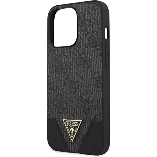 Kup Hülle Guess GUHCP13LPU4GHBK Apple iPhone 13 Pro grau/grey Hardcase 4G Triangle Collection - GUE1865GRY - {ean13} - Sklep Home Screen