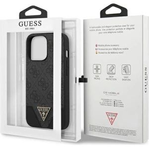 Etui Guess GUHCP13LPU4GHBK Apple iPhone 13 Pro szary/grey hardcase 4G Triangle Collection