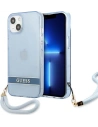 Etui Guess GUHCP13MHTSGSB Apple iPhone 13 niebieski/blue hardcase Translucent Stap