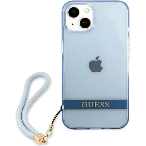 Kup Etui Guess GUHCP13MHTSGSB Apple iPhone 13 niebieski/blue hardcase Translucent Stap - GUE1866BLU - {ean13} - Sklep Home Screen