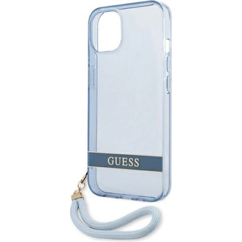 Kup Etui Guess GUHCP13MHTSGSB Apple iPhone 13 niebieski/blue hardcase Translucent Stap - GUE1866BLU - {ean13} - Sklep Home Screen
