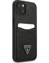 Kup Etui Guess GUHCP13MPSATPK Apple iPhone 13 černý/black hardcase SaffianoTriangle Logo Cardslot - GUE1867BLK - {ean13} - Sklep Home Screen