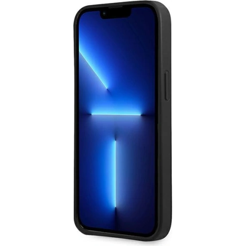 Kup Hülle Guess GUHCP13MPSATPK Apple iPhone 13 schwarz/schwarz Hardcase SaffianoTriangle Logo Kartenfach - GUE1867BLK - {ean13} - Sklep Home Screen