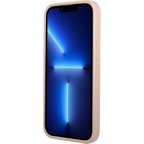 Kup Etui Guess GUHCP13MPSATPP Apple iPhone 13 różowy/pink hardcase SaffianoTriangle Logo Cardslot - GUE1868PNK - {ean13} - Sklep Home Screen