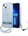 Etui Guess GUHCP13SHTSGSB Apple iPhone 13 mini kék/hardcase Translucent Stap