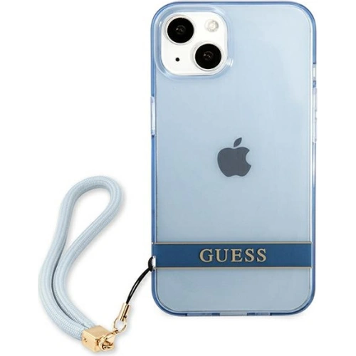 Kup Etui Guess GUHCP13SHTSGSB Apple iPhone 13 mini modrý/blue hardcase Translucent Stap - GUE1869BLU - {ean13} - Sklep Home Screen