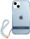Kup Etui Guess GUHCP13SHTSGSB Apple iPhone 13 mini albastru/blue hardcase Translucent Stap - GUE1869BLU - {ean13} - Sklep Home Screen