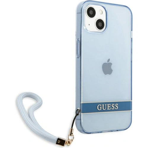 Kup Etui Guess GUHCP13SHTSGSB Apple iPhone 13 mini modrý/blue hardcase Translucent Stap - GUE1869BLU - {ean13} - Sklep Home Screen