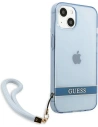 Kup Etui Guess GUHCP13SHTSGSB Apple iPhone 13 mini modrý/blue hardcase Translucent Stap - GUE1869BLU - {ean13} - Sklep Home Screen