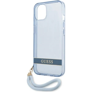 Kup Etui Guess GUHCP13SHTSGSB Apple iPhone 13 mini albastru/blue hardcase Translucent Stap - GUE1869BLU - {ean13} - Sklep Home Screen