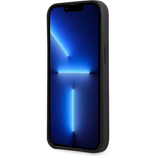 Kup Case Guess GUHCP13SPSATPK Apple iPhone 13 mini schwarz/black hardcase SaffianoTriangle Logo Kartenfach - GUE1870BLK - {ean13} - Sklep Home Screen