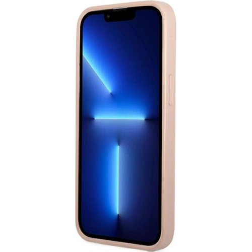 Kup Etui Guess GUHCP13SPSATPP Apple iPhone 13 mini rózsaszín/pink keménytok SaffianoTriangle Logo Kártyatartó - GUE1871PNK - {ean13} - Sklep Home Screen