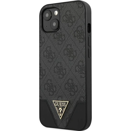 Kup Hülle Guess GUHCP13SPU4GHBK Apple iPhone 13 mini grau/grey Hardcase 4G Triangle Collection - GUE1872GRY - {ean13} - Sklep Home Screen