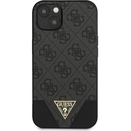 Kup Hülle Guess GUHCP13SPU4GHBK Apple iPhone 13 mini grau/grey Hardcase 4G Triangle Collection - GUE1872GRY - {ean13} - Sklep Home Screen