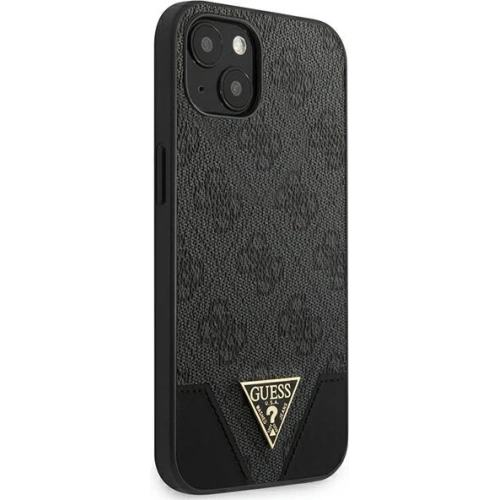 Kup Hülle Guess GUHCP13SPU4GHBK Apple iPhone 13 mini grau/grey Hardcase 4G Triangle Collection - GUE1872GRY - {ean13} - Sklep Home Screen