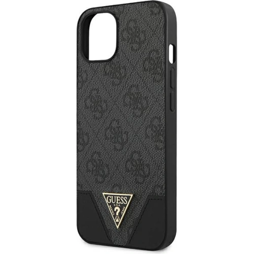 Kup Hülle Guess GUHCP13SPU4GHBK Apple iPhone 13 mini grau/grey Hardcase 4G Triangle Collection - GUE1872GRY - {ean13} - Sklep Home Screen