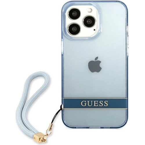 Kup Etui Guess GUHCP13XHTSGSB Apple iPhone 13 Pro Max albastru/blue hardcase Translucent Stap - GUE1873BLU - {ean13} - Sklep Home Screen