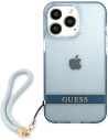 Kup Etui Guess GUHCP13XHTSGSB Apple iPhone 13 Pro Max albastru/blue hardcase Translucent Stap - GUE1873BLU - {ean13} - Sklep Home Screen