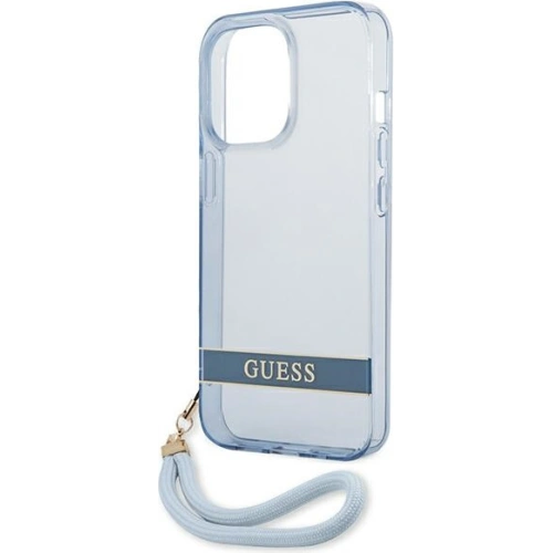 Kup Etui Guess GUHCP13XHTSGSB Apple iPhone 13 Pro Max kék/hardcase áttetsző Stap - GUE1873BLU - {ean13} - Sklep Home Screen