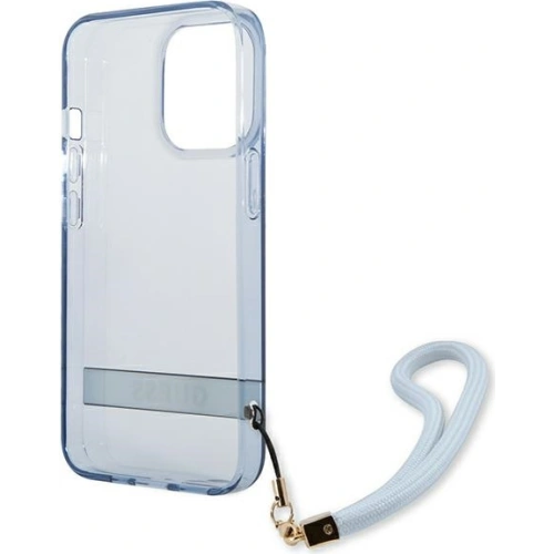 Kup Etui Guess GUHCP13XHTSGSB Apple iPhone 13 Pro Max albastru/blue hardcase Translucent Stap - GUE1873BLU - {ean13} - Sklep Home Screen