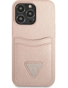 Kup Etui Guess GUHCP13XPSATPP Apple iPhone 13 Pro Max rózsaszín/pink kemény ház SaffianoTriangle Logo Kártyafoglalat - GUE1875PNK - {ean13} - Sklep Home Screen