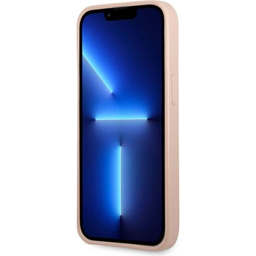 Kup Hülle Guess GUHCP13XPSATPP Apple iPhone 13 Pro Max rosa/pink Hardcase Saffiano Triangle Logo Kartenfach - GUE1875PNK - {ean13} - Sklep Home Screen