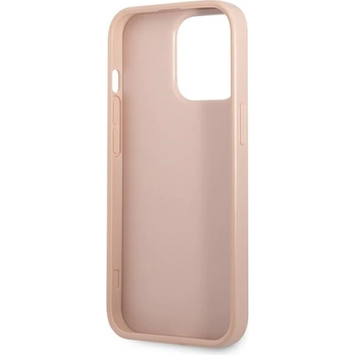 Kup Hülle Guess GUHCP13XPSATPP Apple iPhone 13 Pro Max rosa/pink Hardcase Saffiano Triangle Logo Kartenfach - GUE1875PNK - {ean13} - Sklep Home Screen