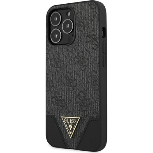 Kup Hülle Guess GUHCP13XPU4GHBK Apple iPhone 13 Pro Max grau/grey Hardcase 4G Triangle Collection - GUE1876GRY - {ean13} - Sklep Home Screen
