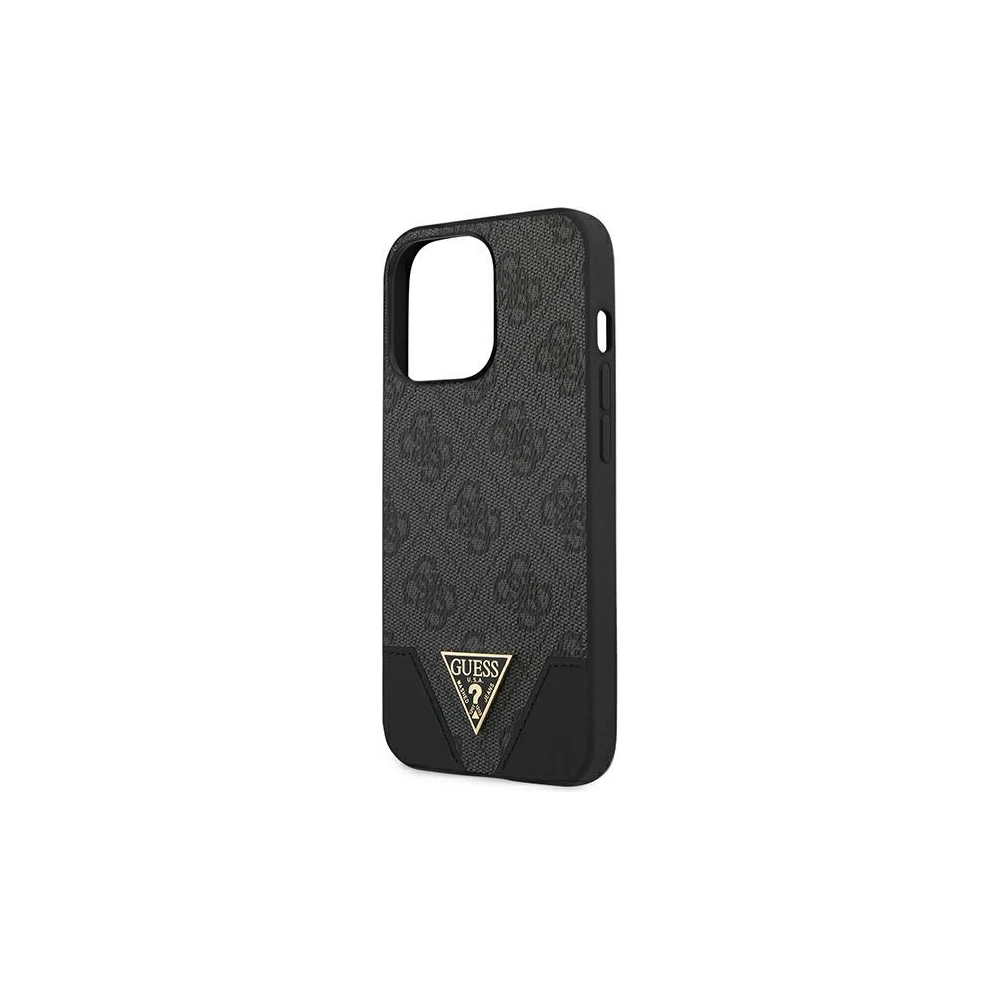 Etui Guess GUHCP13XPU4GHBK Apple iPhone 13 Pro Max szary/grey hardcase 4G Triangle Collection