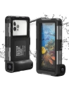 Kup Universelles wasserdichtes Case Tech-Protect IPX8 Universal Diving Waterproof Case Schwarz - THP1223BLK - {ean13} - Sklep Home Screen