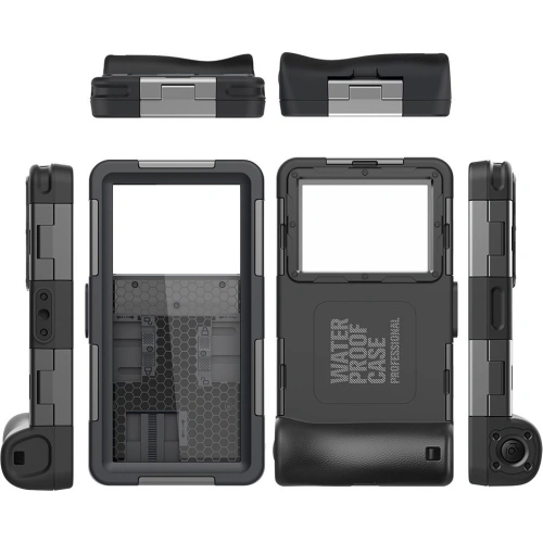 Kup Universelles wasserdichtes Case Tech-Protect IPX8 Universal Diving Waterproof Case Schwarz - THP1223BLK - {ean13} - Sklep Home Screen