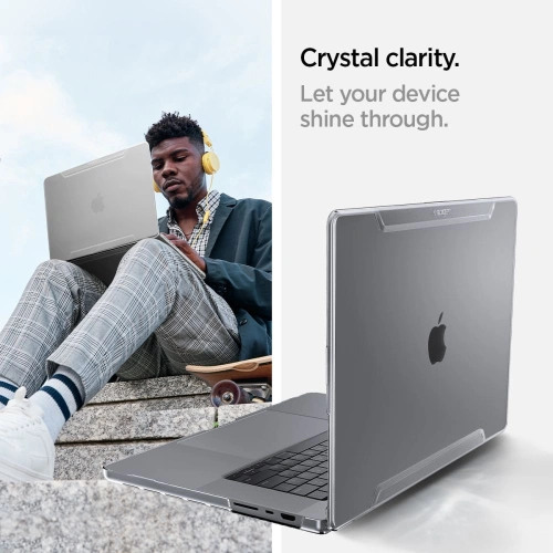 Kup Etui Spigen Thin Fit Apple MacBook Pro 16 2021-2023 Crystal Clear - SPN2286CL - {ean13} - Sklep Home Screen