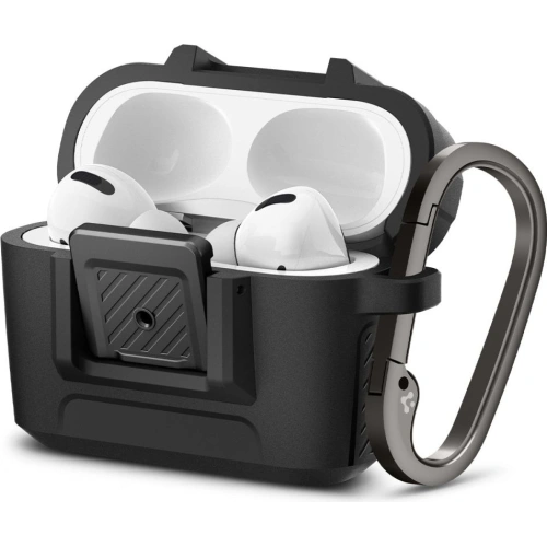 Kup Etui Spigen Lock Fit Apple AirPods Pro 1 Matt Fekete - SPN2288BLK - {ean13} - Sklep Home Screen