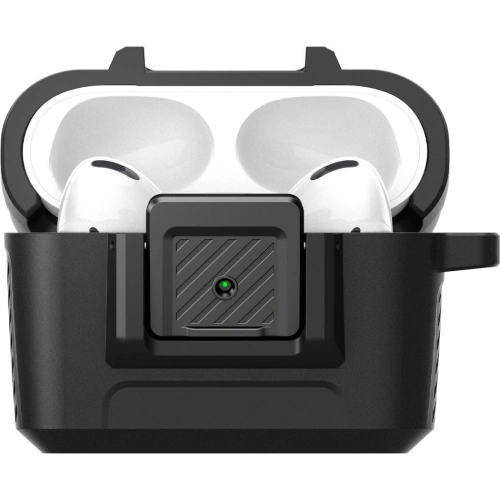 Kup Etui Spigen Lock Fit Apple AirPods Pro 1 Matt Fekete - SPN2288BLK - {ean13} - Sklep Home Screen