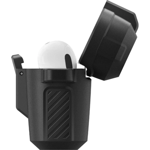 Kup Etui Spigen Lock Fit Apple AirPods Pro 1 Matt Fekete - SPN2288BLK - {ean13} - Sklep Home Screen