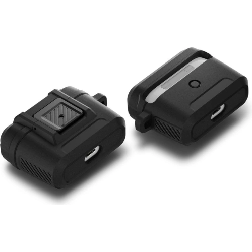 Kup Etui Spigen Lock Fit Apple AirPods Pro 1 Matt Fekete - SPN2288BLK - {ean13} - Sklep Home Screen