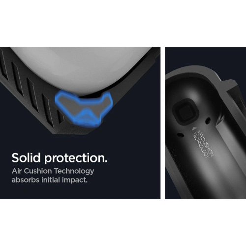 Kup Etui Spigen Lock Fit Apple AirPods Pro 1 Matt Fekete - SPN2288BLK - {ean13} - Sklep Home Screen