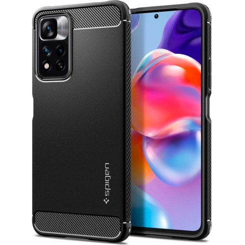 Kup Etui Spigen Rugged Armor Redmi Note 11 Pro+ Plus 5G Matt Fekete - SPN2289BLK - {ean13} - Sklep Home Screen