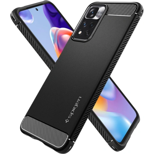 Kup Etui Spigen Rugged Armor Redmi Note 11 Pro+ Plus 5G Matte Black - SPN2289BLK - {ean13} - Sklep Home Screen